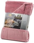 Wohndecke G&Ouml;ZZE Wohndecke Cord BL 150x200 cm rosa Decke Kuscheldecke Sofadecke,