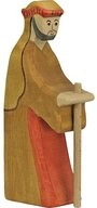 Holztiger Weihnachtsfigur HOLZTIGER Hirte mit Stab 2 aus Holz