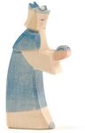 Ostheimer Spielfigur K&ouml;nig blau Weihnachten Krippe, (Set, 1-tlg., 1), Made in