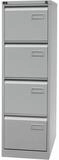 Bisley H&auml;ngeregisterschrank H&auml;ngeregistraturschrank Light 4 Sch&uuml;be 1-bahnig