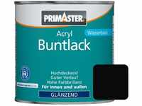 PRIMASTER Acryl Buntlack tiefschwarz glänzend 750 ml