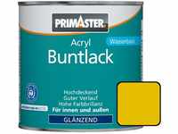 PRIMASTER Acryl Buntlack signalgelb glänzend 750 ml