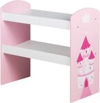 roba&reg; Kinderregal Krone, rosa/pink, inklusive 5 Stoffboxen in 2 Gr&ouml;&szlig;en