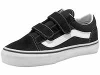 Vans Old Skool Sneaker mit Klettverschluss für Kinder schwarz|weiß 31 EU