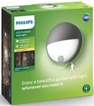 Philips LED Au&szlig;en-Wandleuchte myGarden Capricorn, 700lm, Anthrazit,