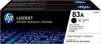 HP Tonerpatrone HP original Toner 83A schwarz Gr&ouml;&szlig;e A und Doppelpack