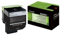 Lexmark Tonerpatrone 802XKE Toner schwarz