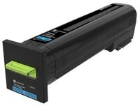 Lexmark Tonerpatrone Lexmark Cyan Tonerpatrone (72K2XCE), (Tonerpatrone, Original
