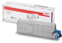 OKI Tonerpatrone OKI 46490403 Toner Cyan - 1.500 Seiten, (1-St)