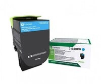 Lexmark Tonerpatrone 71B20C0 Toner cyan