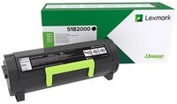 Lexmark Tonerpatrone 51B2000 Toner schwarz