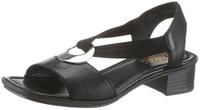 Rieker Sandalette, Sommerschuh, Sandale, Blockabsatz,mit Gummiband