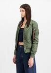 Bomberjacke ALPHA INDUSTRIES "MA-1 VF 59 Slim W", Damen, Gr. XS, gr&uuml;n (sage, gr&uuml;n),