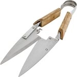 XCLOU Gartenschere 12,5 cm, Eschenholzgriff, Klinge aus hochwertigem Edelstahl,