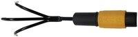 Fiskars Rechen QuikFit Kralle, breit (schwarz/orange, 9cm)