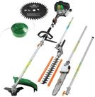 Gardebruk Benzin-Motorsense, GBMT520 2 PS Tragegurt 5 in 1 Multitool 1m Verl&auml;ngerung