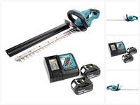 Makita Akku-Heckenschere DUH 523 Akku Heckenschere 18V 52cm mit 2x 5,0Ah Akku und