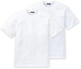 Schiesser Unterhemd Herren T-Shirt 2er Pack Baumwolle American T-Shirt (Packung, 2er
