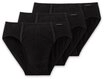 Schiesser Minislip Essentials (3er-Pack) mit kleinem Logo am Bund