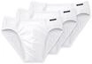 Minislip SCHIESSER "Essentials", Herren, Gr. 4, wei&szlig; (100, wei&szlig;), Single Jersey,