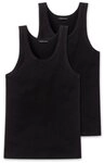 Schiesser Unterhemd Authentic (2er-Pack) mit Nadelzug-Muster