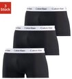Calvin Klein Underwear Trunk Low Rise Trunk 3 PACK (3-St) mit wei&szlig;em Webbund