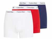 Calvin Klein Underwear Boxer (3-St) mit Logoschriftzug am Bund, bunt|rot|weiß