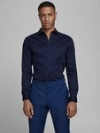 Jack & Jones Businesshemd JJPRPARMA in Skinny Fit, Stretchanteil und verstellbaren