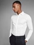 Jack & Jones Businesshemd JJPRPARMA in Skinny Fit, Stretchanteil und verstellbaren