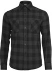 URBAN CLASSICS Kurzarmshirt Urban Classics Herren Checked Flanell Shirt (1-tlg)