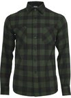 URBAN CLASSICS Kurzarmshirt Urban Classics Herren Checked Flanell Shirt (1-tlg)