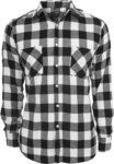 URBAN CLASSICS Kurzarmshirt Urban Classics Herren Checked Flanell Shirt (1-tlg)