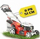 Hecht Benzinrasenm&auml;her 553 SW 5in1 mit Radantrieb Mulchkit, 51 cm...