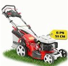 Hecht Benzinrasenm&auml;her 5534 SX, 4,4 kW / 6 PS mit Radantrieb, 5-in-1, 51 cm