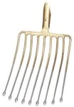Kerbl Spatengabel Kerbl 50129 Kartoffelgabel 9 Zinken mit Federd&uuml;lle ohne Stiel