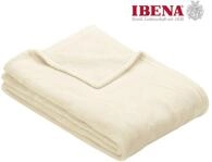 Wohndecke Uni Fleecedecke Olbia, IBENA, einfarbig schick, Kuscheldecke