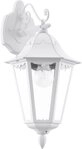 EGLO Wandleuchte Navedo Au&szlig;en-Wandlampe, Wandlampe aus Aluguss und Glas, E27, IP44,
