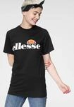 T-Shirt ELLESSE "ALBANY T SHIRT", Damen, Gr. 34, schwarz, Obermaterial: 100%