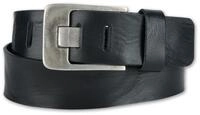 BERND G&Ouml;TZ Lederg&uuml;rtel Lederg&uuml;rtel mit extrabreitem Powerlook schwarz 80