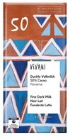 Vivani S&uuml;&szlig;igkeit Schokoladentafel - Dunkle Vollmilch 50% Cacao 80g