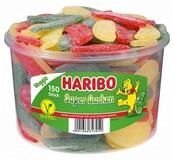 HARIBO S&uuml;&szlig;igkeit, Haribo Saure Gurken Fruchtgummi Weingummi Veggie 150 St&uuml;ck 1350g