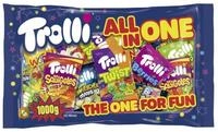 TROLLI S&uuml;&szlig;igkeit, Trolli All in One the One for Fun Mix bunter Fruchtgummi Spa&szlig;