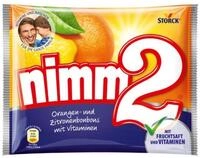 NIMM2 S&uuml;&szlig;igkeit, Storck Nimm2 Bonbons mit Vitaminen und Fruchtsaftf&uuml;llung 145g