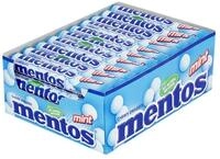 MENTOS S&uuml;&szlig;igkeit, Mentos Kaudragees Mint Thekendisplay frischer Geschmack 38g 40er
