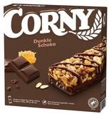 CORNY Cerealien, Corny Dunkle Schoko mit Zartbitterschokolade M&uuml;sliriegel...