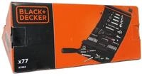 Black + Decker Werkzeugset Mechaniker-Set mit Rolltasche, 77-teilig,...