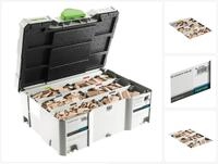 FESTOOL Universald&uuml;bel Domino Buche Sortiment DS 4/5/6/8/10 1060x BU (498899)...