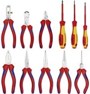 Knipex Werkzeugset Knipex 00 19 41 Werkzeugset Elektriker in Tasche 11teilig