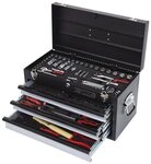 KS Tools Werkzeugkoffer KS Tools 1/4"+3/8" CHROMEplus Universal-Werkzeug-Satz,