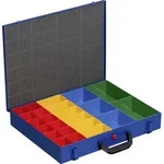 Allit Werkzeugkoffer Allit Profi-Metall-Kleinteilekoffer EuroPlus Pro M blau